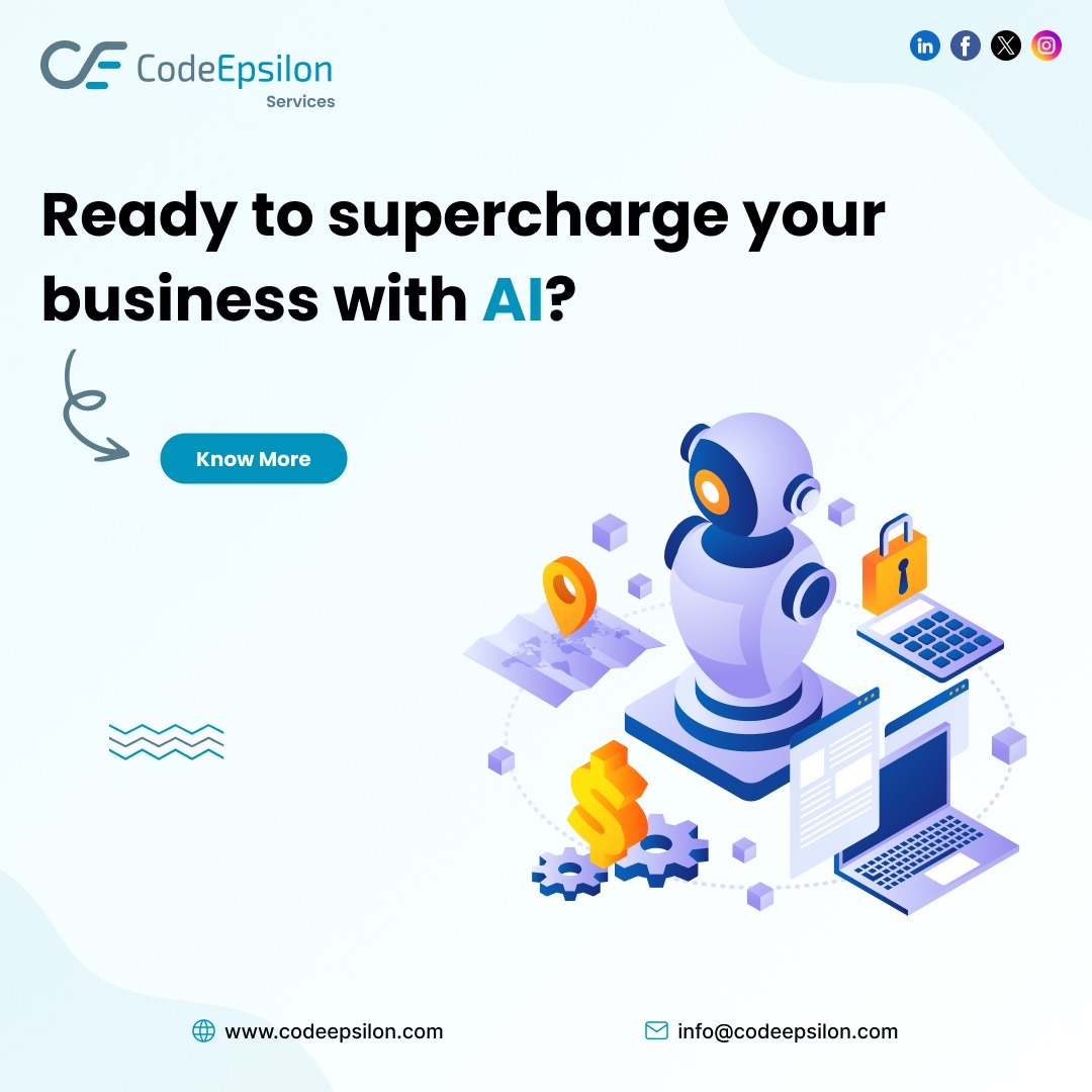 codeepsilon2014's tweet image. At CodeEpsilon, we specialize in cutting-edge AI Development Services tailored for business owners like you.
Connect with us today and discover how we can help you innovate and succeed!
codeepsilon.com/contact-us/
#AI #BusinessGrowth #CodeEpsilon #Innovation