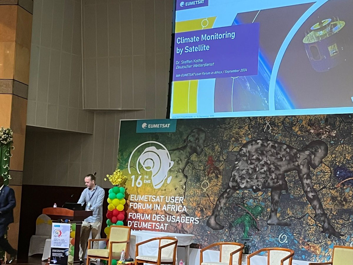 Climate_SAF's tweet image. It‘s day 4 at the 16th @eumetsat User Forum in #Africa, in Cotonou, #Benin. And it’s s time to talk about Climate Monitoring.