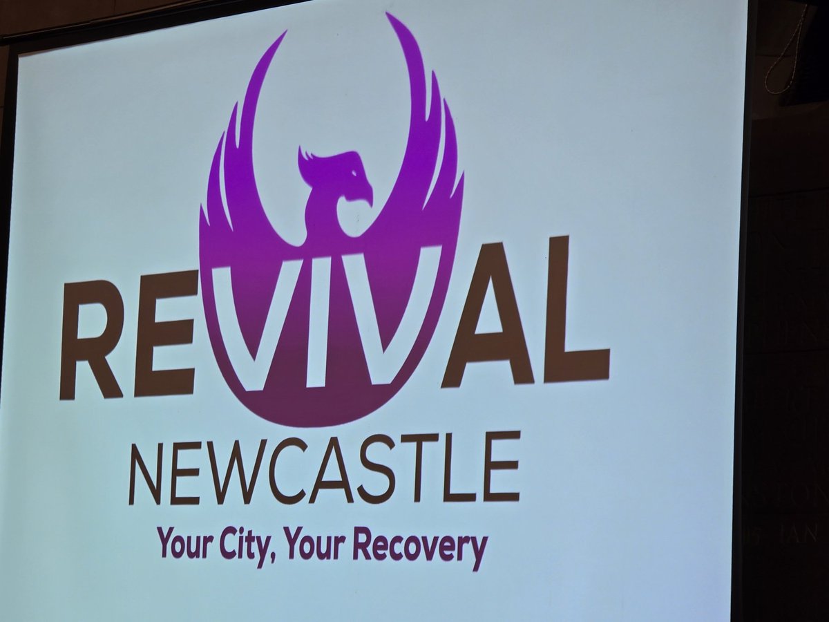Our Steve wowing the big audience at the Civic as Revival Newcastle is formally launched, bringing together addiction services, peer groups, fellowships, all the good folk.