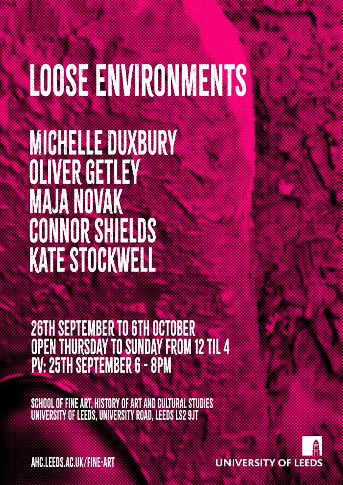 FAHACS (@fahacs) on Twitter photo Loose Environments is a new #exhibition opening next week in our #ProjectSpace
The exhibition brings together the work of 5 #Leeds based artists created during their <a href="/AA2Aproject/">AA2A - Artist Residencies</a> residency <a href="/UniversityLeeds/">University of Leeds</a>
26 Sept-6 Oct (Thurs-Sun, 12-4pm)
More info👇
ahc.leeds.ac.uk/events/event/3… Loose Environments is a new #exhibition opening next week in our #ProjectSpace
The exhibition brings together the work of 5 #Leeds based artists created during their <a href="/AA2Aproject/">AA2A - Artist Residencies</a> residency <a href="/UniversityLeeds/">University of Leeds</a>
26 Sept-6 Oct (Thurs-Sun, 12-4pm)
More info👇
ahc.leeds.ac.uk/events/event/3…
