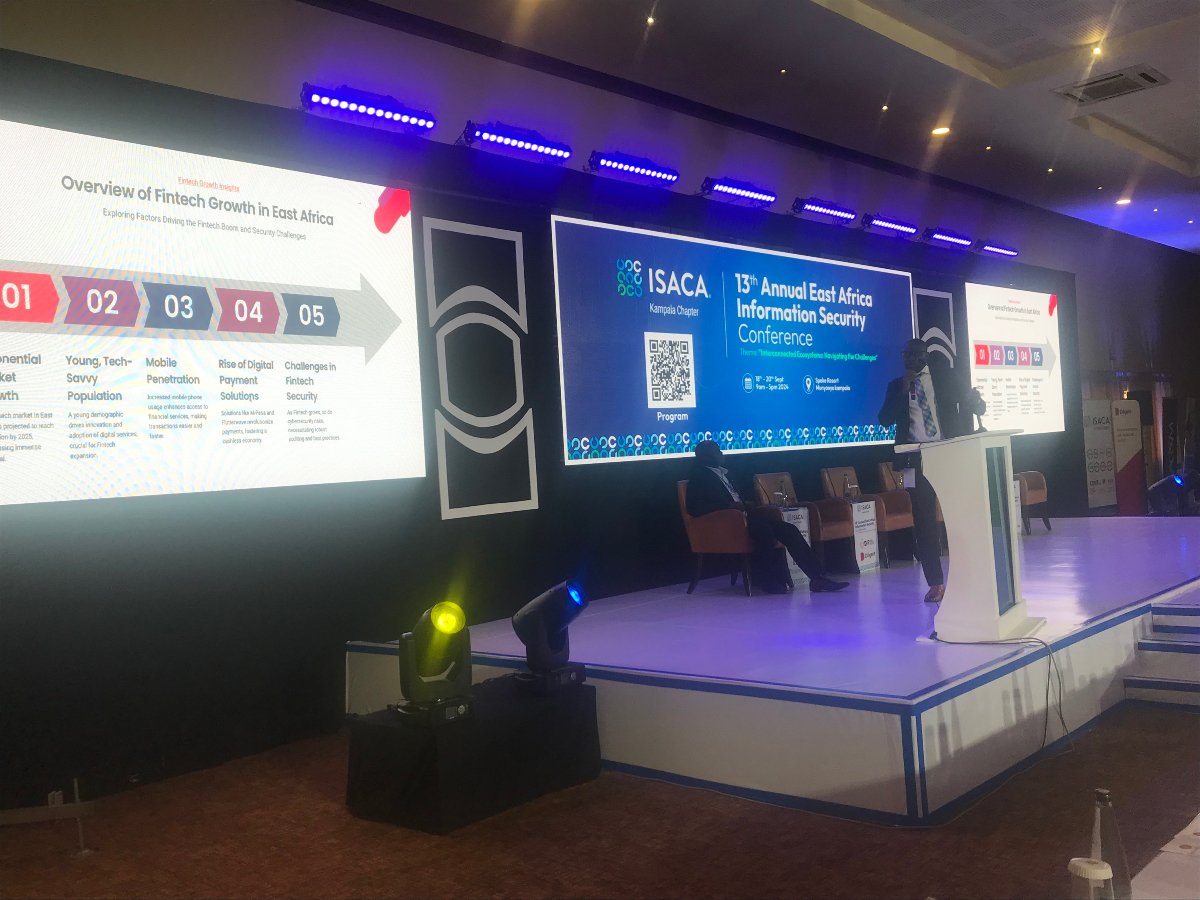 ISACA Kampala Chapter (@isacakampala) on Twitter photo Rodney Hood Adriko is now presenting on Fintech Security: Audit & Supply Chain Pitfalls.
Stay engaged as we explore the evolving security landscape in the fintech sector!
#InfoSec2024 #ISACAKampala #FintechSecurity #SupplyChainRisk #Cybersecurity #Audit Rodney Hood Adriko is now presenting on Fintech Security: Audit & Supply Chain Pitfalls.
Stay engaged as we explore the evolving security landscape in the fintech sector!
#InfoSec2024 #ISACAKampala #FintechSecurity #SupplyChainRisk #Cybersecurity #Audit