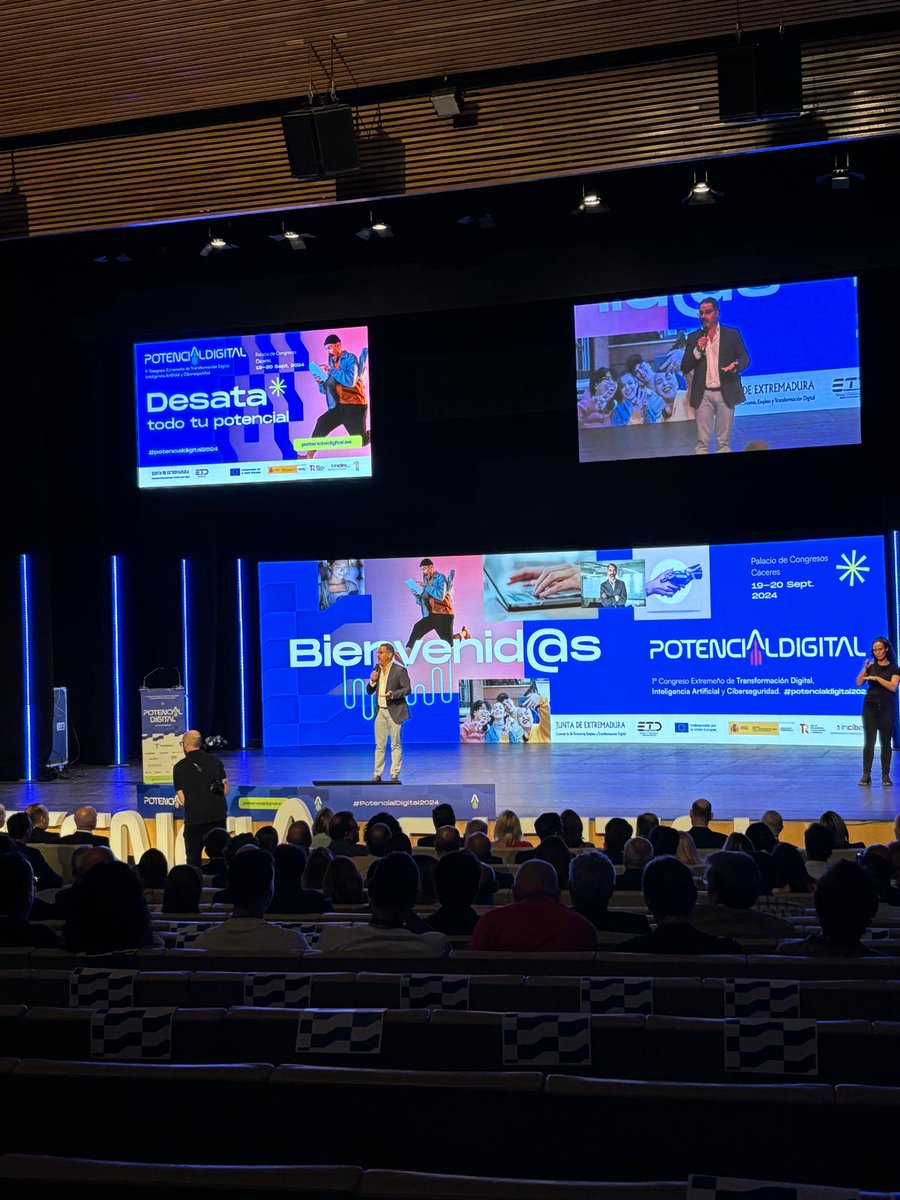 up_aupex's tweet image. Hoy estamos en #Cáceres en el 𝗜 𝗖𝗼𝗻𝗴𝗿𝗲𝘀𝗼 𝗣𝗼𝘁𝗲𝗻𝗰𝗶𝗮𝗹 𝗗𝗶𝗴𝗶𝘁𝗮𝗹 

 Nos vemos hoy y mañana en el Palacio de Congresos

¡Te esperamos en nuestro stand! 👋

@Potdigitalext @ConectadasExt @EsDigitalex @econoempleoEXT #PotencialDigital2024 #Tecnología