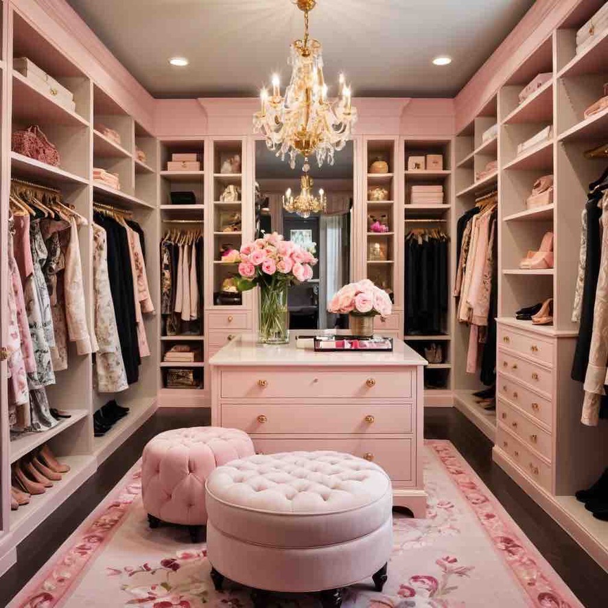 DecoratorsAI's tweet image. We're obsessed with these pink, dreamy rooms and closets fit for a princess!🌸💕👑Each space exudes elegance and charm, creating a luxurious and inviting atmosphere.

Comment down which room do you like best.

#PinkRoom #PrincessRoom #ElegantInteriors #HouseGoals #DecoratorsAI