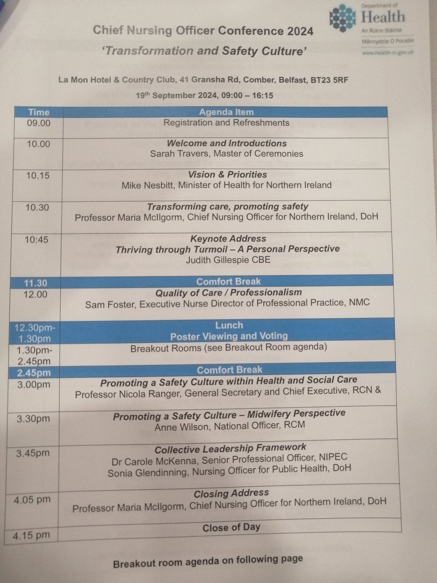 Attending the CNO Conference