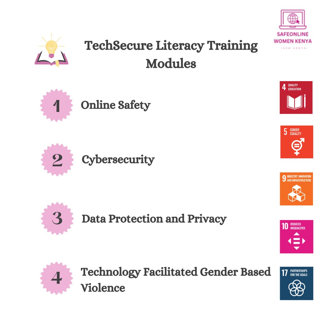 SafeonlineK's tweet image. Introducing our TechSecure Literacy Training modules. We can&apos;t wait to share this with you! 
#TechSecureLiteracyTraining
#TechSecure
#SDGs