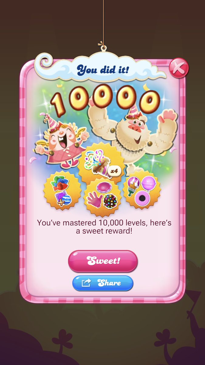 CheeseProbably's tweet photo. I really don’t know if completing 10 thousand level of one game makes me a #winner or a #loser ??? I suppose it is something?!?!? #candycrush #10000 #waistedlife https://t.co/GScyyvQ5YM