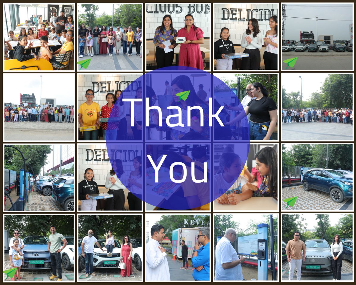 👋🏽 Hey EV Community, it’s great to have you on our side! 💚 Thank you 🙏🏼 for your electric participation &amp; enthusiasm in the GLIDA EV Rally from #Gurgaon to #Karnal. #AllLightsGreen #GLIDA #EVRally #ElectricVehicles #FortumChargenDrive