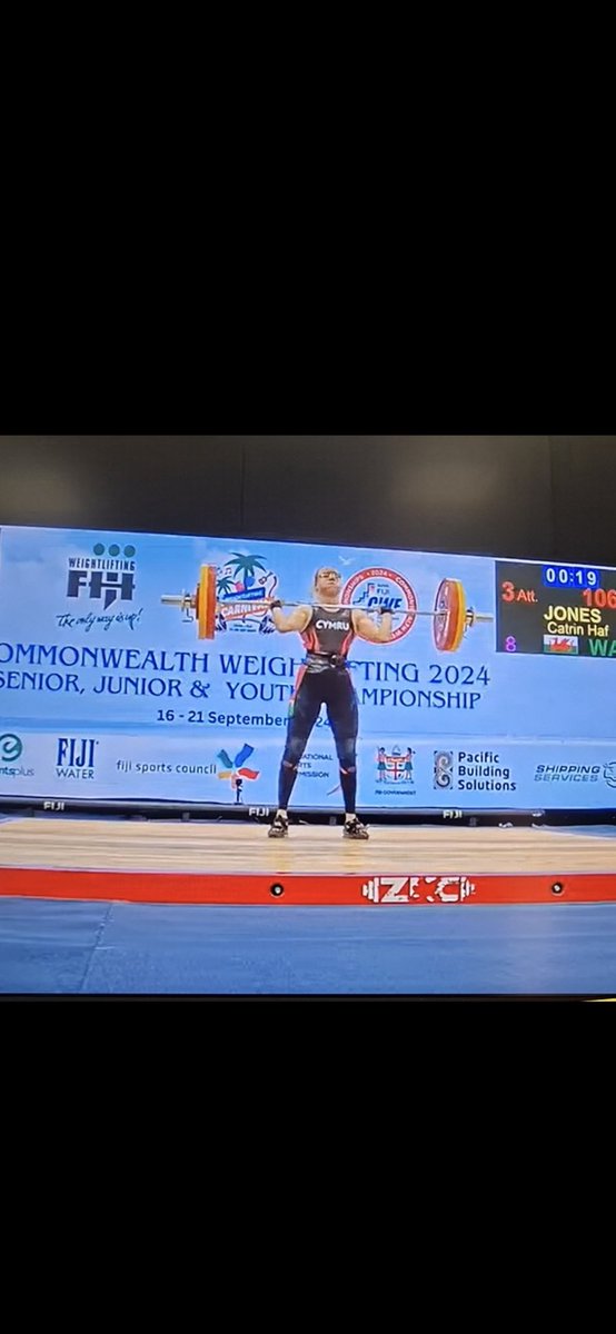 Dave Jones (@djw8s) on Twitter photo Well done to <a href="/Catrin_jones/">Catrin jones</a> who gained bronze medal in the Commonwealth weightlifting champs in Fiji this week. <a href="/BangorWalesNews/">The Bangor Aye</a> <a href="/BangorSport/">ChwaraeonBangorSport</a> <a href="/Cherryfoden/">Roger Cherry</a> <a href="/sportwales/">Sport Wales</a> <a href="/cofiorobin/">cofiorobin</a> <a href="/WelshWeightlift/">Weightlifting Wales</a> Well done to <a href="/Catrin_jones/">Catrin jones</a> who gained bronze medal in the Commonwealth weightlifting champs in Fiji this week. <a href="/BangorWalesNews/">The Bangor Aye</a> <a href="/BangorSport/">ChwaraeonBangorSport</a> <a href="/Cherryfoden/">Roger Cherry</a> <a href="/sportwales/">Sport Wales</a> <a href="/cofiorobin/">cofiorobin</a> <a href="/WelshWeightlift/">Weightlifting Wales</a>