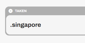 lj_wurtzbach's tweet photo. Someone already tooko the TLD .singapore

Country TLDs are the current meta, many were bought in the past couple of months, and we will see many more sells soon https://t.co/C91nYBD1jk