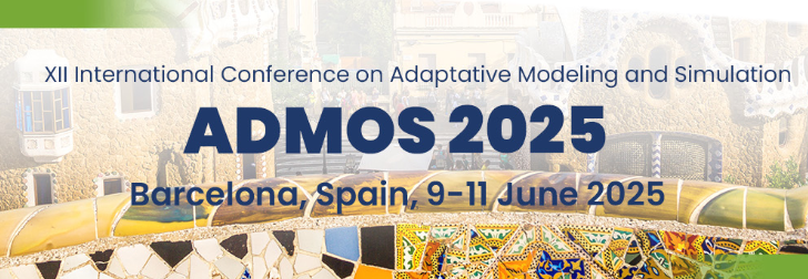 ECCOMASofficial's tweet photo. The XII International Conference on Adaptive Modeling and Simulation (ADMOS 2025) is an #ECCOMAS Thematic Conference and IACM Special Interest #Conference. The next edition is planned for 9-11 June 2025 in #Barcelona (Spain).

The deadline for abstract submission is 19 Dec. 2024. https://t.co/U6AlIHRKBo