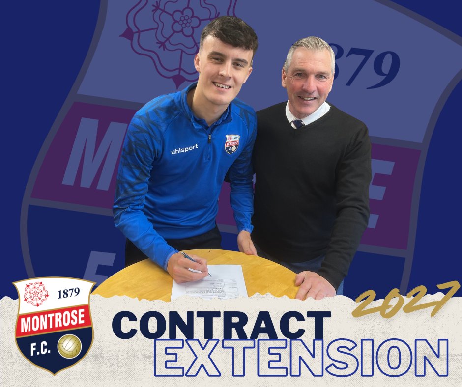 MontroseFC's tweet image. MIGHTY MO EXTEND CONTRACT OF MIDFIELDER SHRIVE

Montrose FC have agreed a 24-month contract extension with Ali Shrive, keeping the 23-year-old at Links Park until the summer of 2027.

Watch Ali’s interview here youtu.be/nHArQZzy_3A