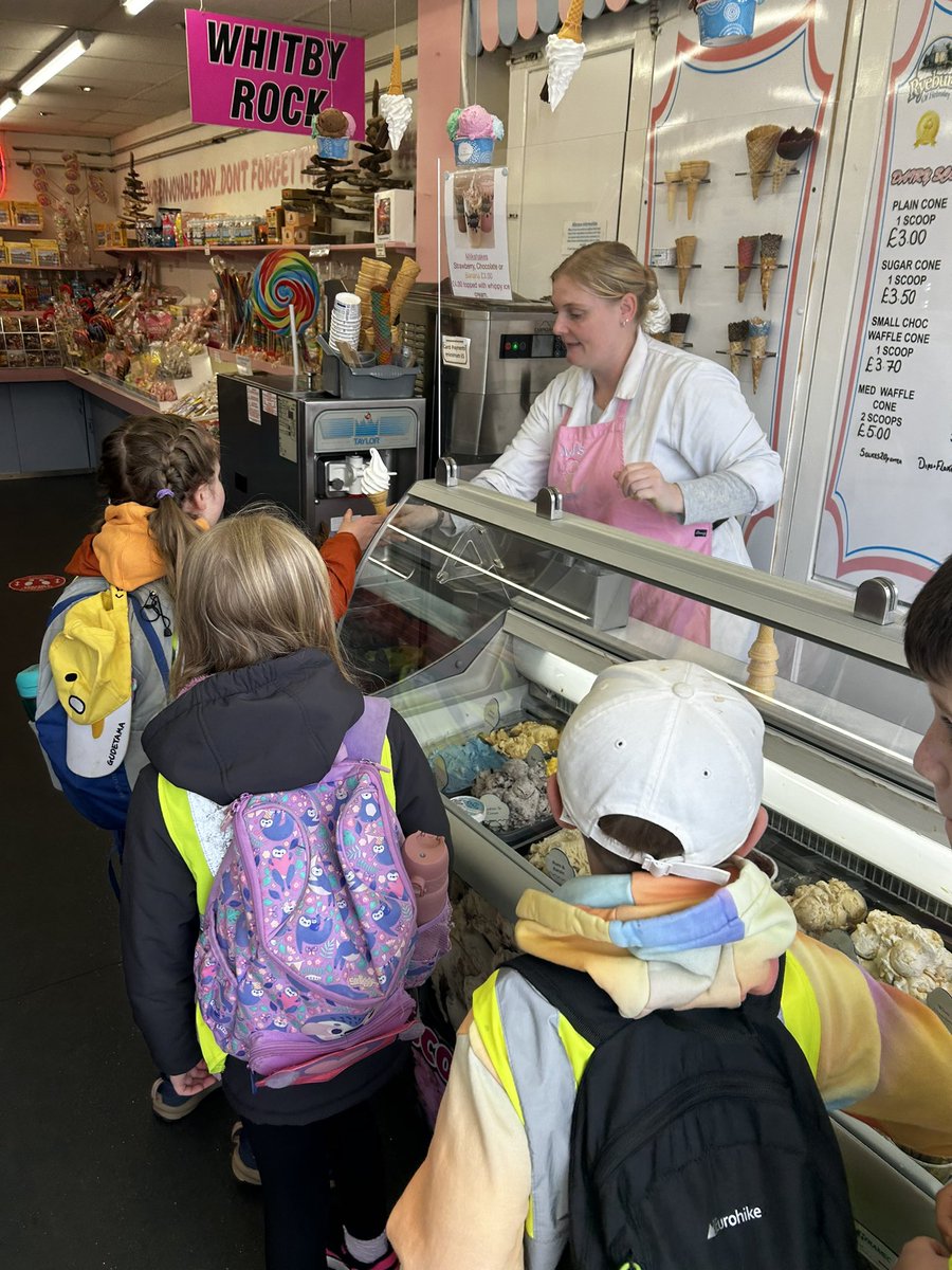 A quick ice cream break before our next activity!