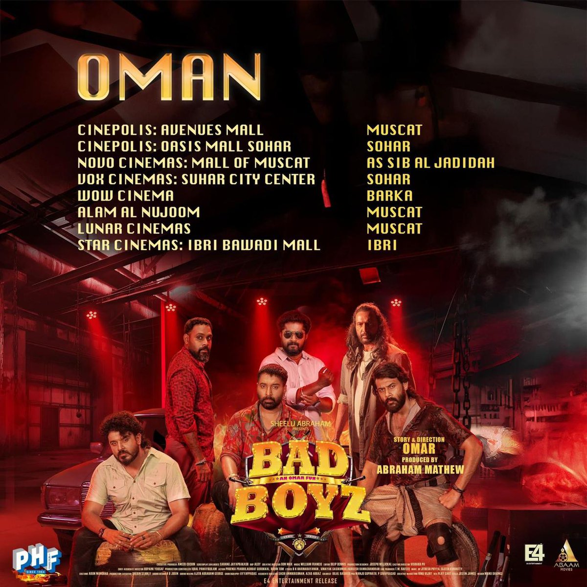 PRO_ajaykumar's tweet image. Our #BadBoyz are all set to rock in #MiddleEast  from this weekend

Positive reviews galore for the Onam entertainer. 

@actorrahman
@Omarlulu84

@ajay_64403
@johnsoncinepro

#Badboyz #UAE #Qatar #Baharin #Oman