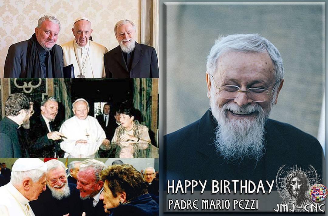 FedericoCiacca3's tweet photo. Buon compleanno
#PadreMarioPezzi
19 settembre 1941. 76 anni (data corretta)
#NeocatechumenalWay #NeoCat #CamminoNeocatecumenale #CaminoNeocatecunenal #CaminhoNeocatecumenal https://t.co/H0Q3MVyyVh