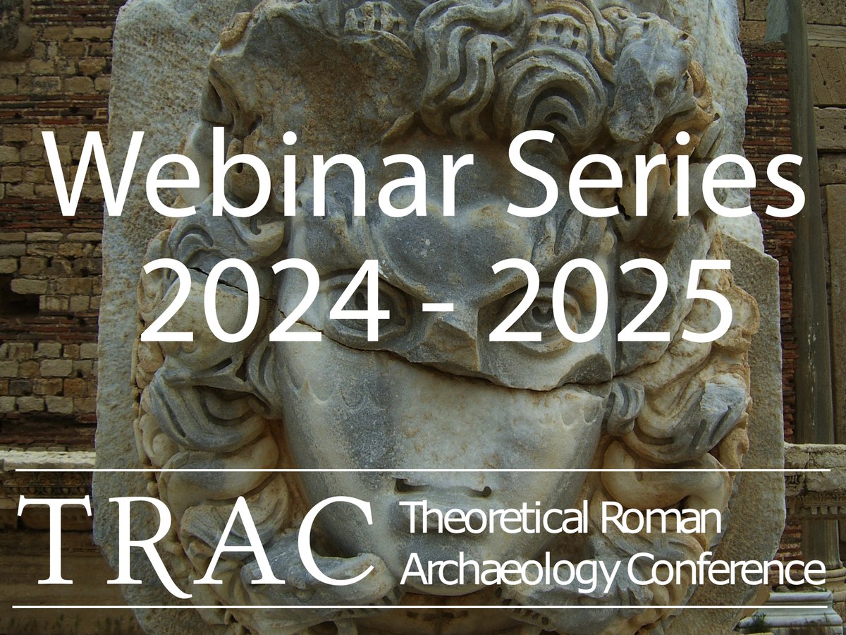 Webinar Series 2024/25 fast approaches!

On 2nd October (5pm GMT) we are pleased to Invite you to our opening Keynote Lecture as the brilliant Christian Laes discusses:
 ''Disability and Healing in Greek and Roman Myth' 

Register your free attendance at:
ticketsource.co.uk/theoretical-ro…