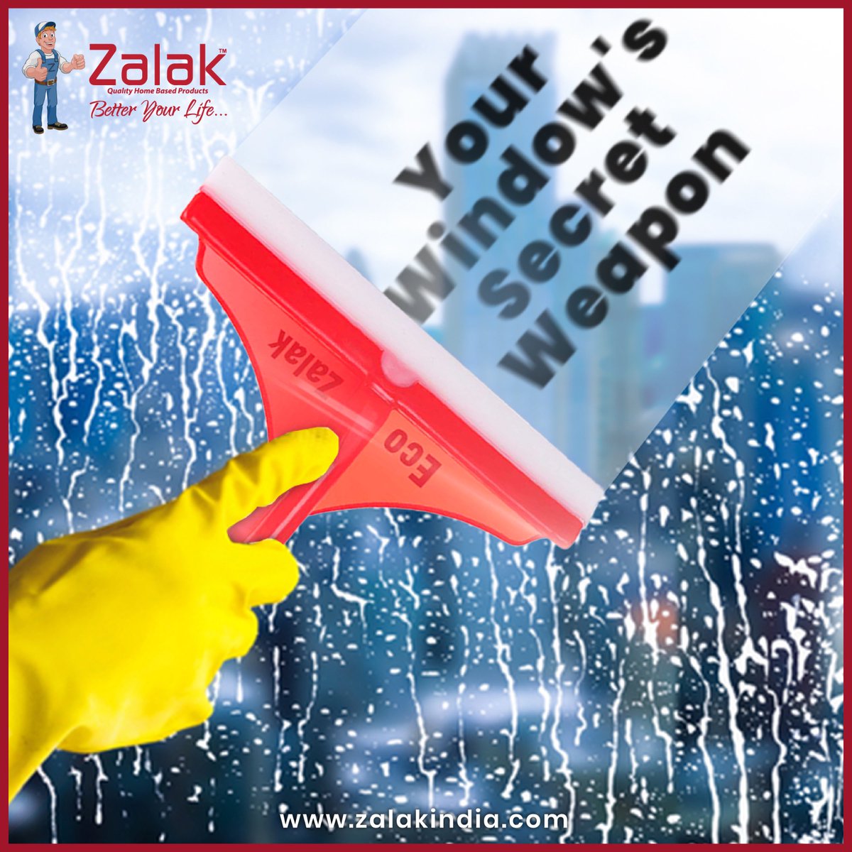 zalak_india's tweet image. Say goodbye to smudges and streaks. Zalak's window squeegee is the perfect tool for crystal-clear windows.
.
.
#windowcleaning #windowcleaner #windowwiper #cleaninghack #glasswindow #glasswiper #wipes #ZalakWipes #ClearWindows #BetterYourLife #plasticmanufacturers #zalak