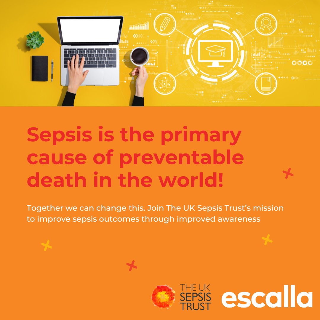 escallaTraining's tweet image. Join the 70,000+ people who have already taken steps to learn about #sepsis by completing one or more of the four #CPD-accredited Sepsis #e-Learning modules available.
Find out more here: sepsistrust.org/healthcare-pro…
#SepsisAwarenessMonth #WorldSepsisDay @uksepsistrust