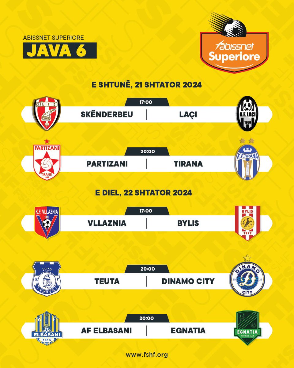 FSHForg's tweet image. ⚽ Abissnet Superiore 

🗓 Java 6️⃣

@abissnetsuperiore | #java6 #futboll #fshf