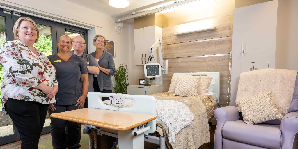 Compton_Care's tweet photo. The transformation of our Inpatient rooms is complete - creating a modern, therapeutic &amp; peaceful environment for our patients. 

This work was only possible thanks to generous donations from trusts, grants, legacies &amp; our Home Away from Home Appeal💛 

https://t.co/ByKgLJZm59 https://t.co/bUbHHFwR4i