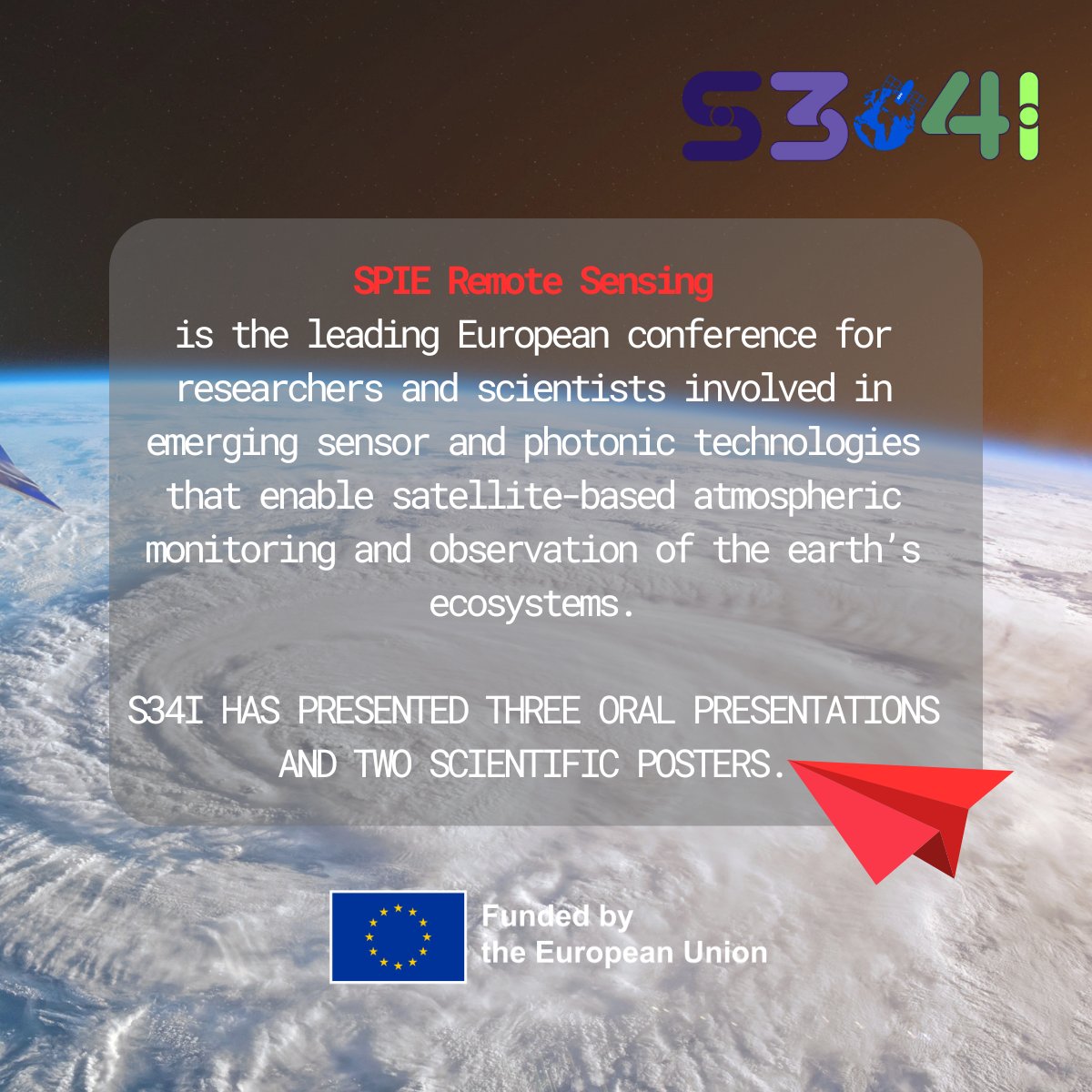 S34I Project (@project_s34i) on Twitter photo 👋This week, the <a href="/project_S34i/">S34I Project</a> is in #Edinburgh participating in the #SPIE Sensors+Imaging conference, specifically within the SPIE Remote Sensing symposia
Our coordinator,<a href="/UPorto/">Universidade Porto</a> and our partner, <a href="/IGME1849/">Instituto Geológico y Minero de España</a> have represented the project with various oral and poster presentations! 👋This week, the <a href="/project_S34i/">S34I Project</a> is in #Edinburgh participating in the #SPIE Sensors+Imaging conference, specifically within the SPIE Remote Sensing symposia
Our coordinator,<a href="/UPorto/">Universidade Porto</a> and our partner, <a href="/IGME1849/">Instituto Geológico y Minero de España</a> have represented the project with various oral and poster presentations!
