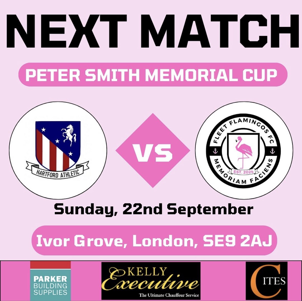 Fleet Flamingos Football Club (@fleetflamingos) on Twitter photo 🚨Next Match🚨
Another cup game for the Fleet. Can we come out with another win?…👀🦩
#LetTheFlamingoFly
<a href="/HartfordAthFC/">Hartford Athletic</a> <a href="/WESFA_Football/">W.E.S.F.A.</a> 🚨Next Match🚨
Another cup game for the Fleet. Can we come out with another win?…👀🦩
#LetTheFlamingoFly
<a href="/HartfordAthFC/">Hartford Athletic</a> <a href="/WESFA_Football/">W.E.S.F.A.</a>