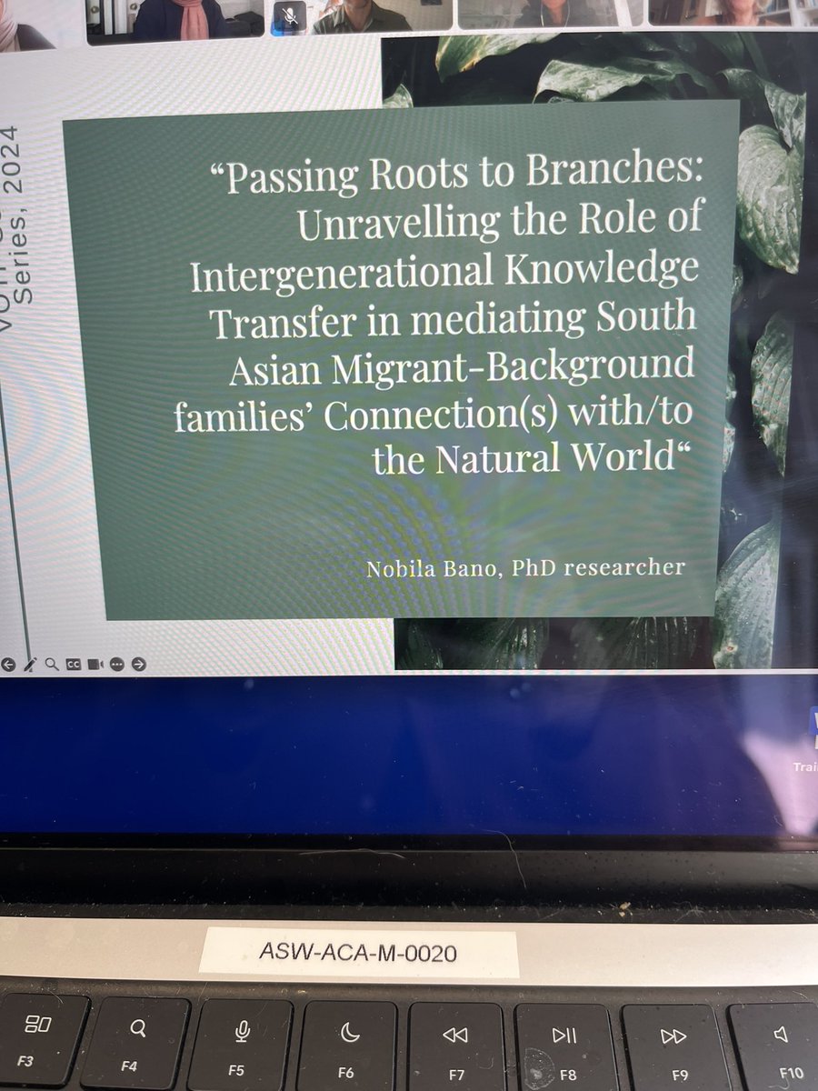 Voices of the Future researcher diary (@kate_pahl) on Twitter photo Excited to hear from our very own <a href="/BanoNobila/">Nobila Bano</a> talk about Unravelling the role of Intergenerational knowledge transfer in mediating South-Asian families‘ connections with the natural world <a href="/CYPTreescapes/">Voices of the Future: Child & Youth Treescapes</a> <a href="/UK_Treescapes/">UKTreescapes</a> for our seminar series Excited to hear from our very own <a href="/BanoNobila/">Nobila Bano</a> talk about Unravelling the role of Intergenerational knowledge transfer in mediating South-Asian families‘ connections with the natural world <a href="/CYPTreescapes/">Voices of the Future: Child & Youth Treescapes</a> <a href="/UK_Treescapes/">UKTreescapes</a> for our seminar series
