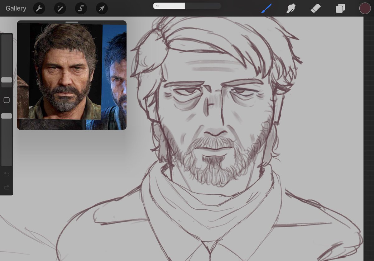 Hi!! I’m a new artist, well on twitter, I drew Joel miller!