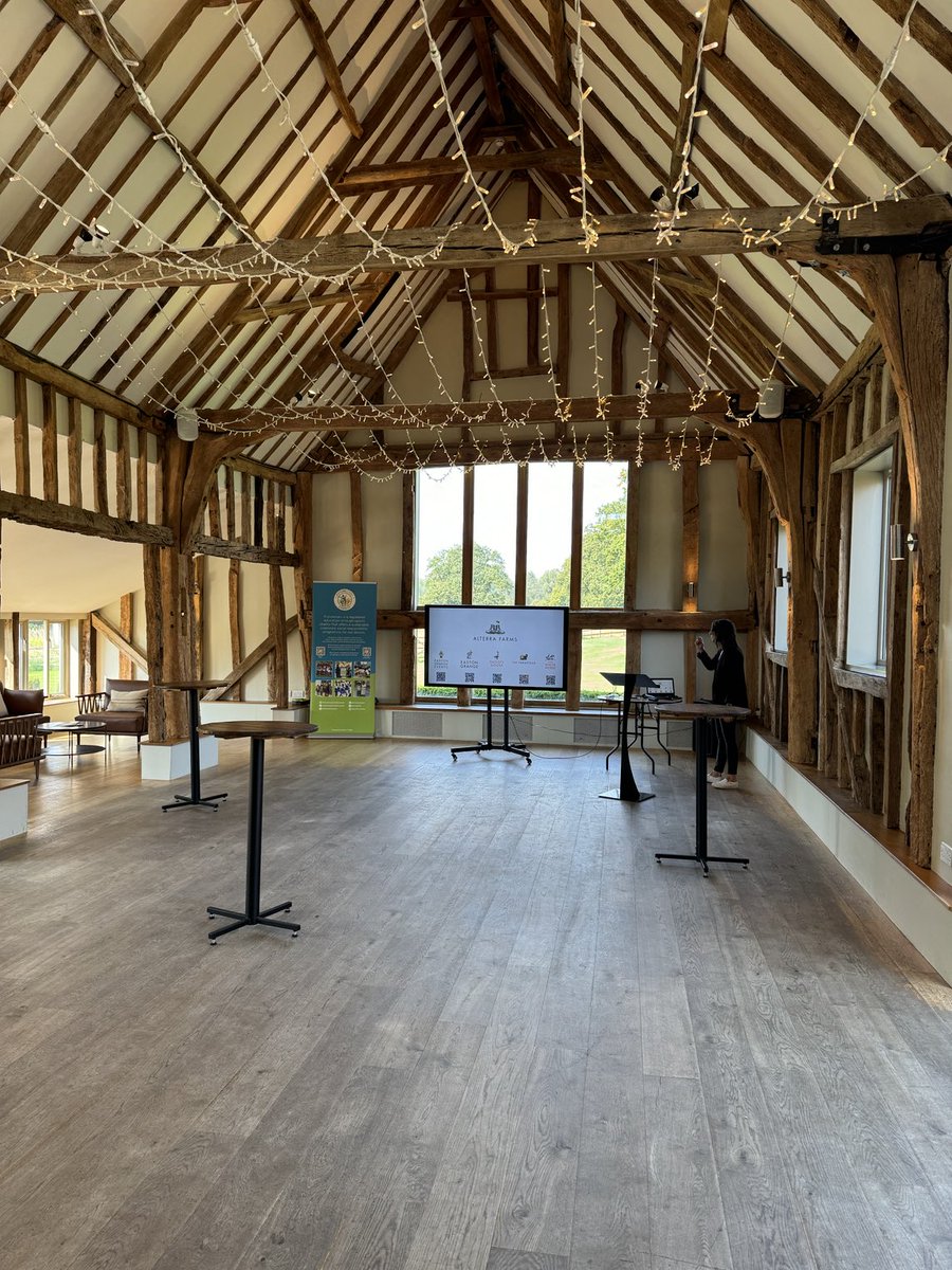 milts73's tweet photo. All set up at ⁦@EastonGrange⁩ for tonight’s ⁦@futurestars15⁩ Event. Beautiful venue for our charity partners. Also an opportunity to view The amazing Farmstead Lodges. https://t.co/r6APTBaMUO