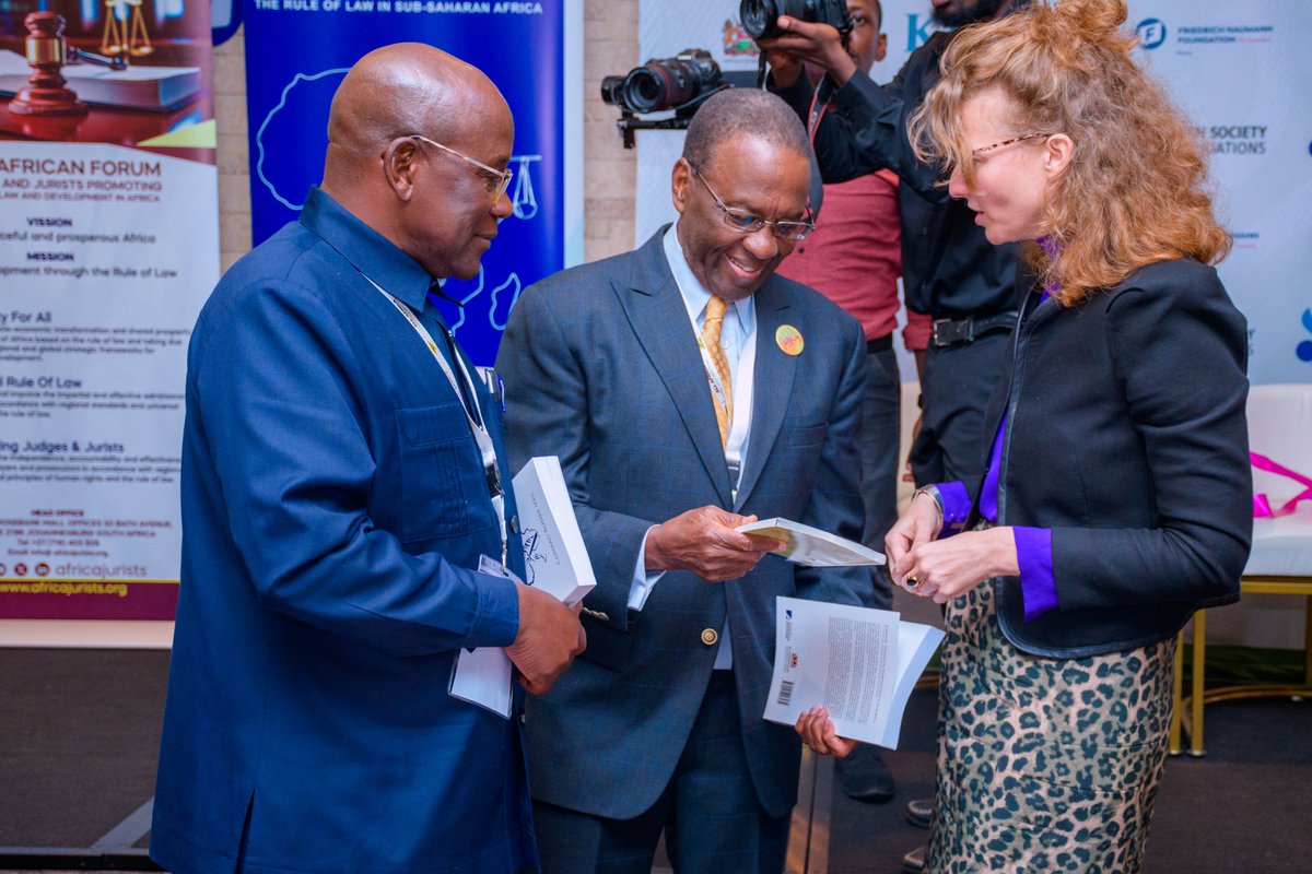 KAS Rule of Law Program for Sub-Saharan Africa (@kas_lawafrica) on Twitter photo <a href="/CJMarthaKoome/">Hon. Justice Martha K. Koome, FCIArb, EGH</a> <a href="/AfricanJurists/">Africa Judges & Jurists Forum</a> <a href="/BosireConrad/">Conrad Bosire, PhD</a> <a href="/KABUPressKE/">Kabarak University Press</a> <a href="/KASonline/">Adenauer-Stiftung</a> <a href="/Kenyajudiciary/">The Judiciary Kenya</a> <a href="/NyabiraBen/">Ben Nyabira</a> Hon. CJ Emeritus <a href="/dkmaraga/">David Maraga</a> delivered the keynote remarks. Our director, Dr. Stefanie Rothenberger; Hon. Justice <a href="/ChinhengoMoses/">Justice Moses Chinhengo</a>, chair of <a href="/AfricanJurists/">Africa Judges & Jurists Forum</a>; and Prof. Henry Kiplagat, VC of <a href="/KabarakUniv/">Kabarak University</a>, made opening remarks. The book will be available shortly on our website. <a href="/CJMarthaKoome/">Hon. Justice Martha K. Koome, FCIArb, EGH</a> <a href="/AfricanJurists/">Africa Judges & Jurists Forum</a> <a href="/BosireConrad/">Conrad Bosire, PhD</a> <a href="/KABUPressKE/">Kabarak University Press</a> <a href="/KASonline/">Adenauer-Stiftung</a> <a href="/Kenyajudiciary/">The Judiciary Kenya</a> <a href="/NyabiraBen/">Ben Nyabira</a> Hon. CJ Emeritus <a href="/dkmaraga/">David Maraga</a> delivered the keynote remarks. Our director, Dr. Stefanie Rothenberger; Hon. Justice <a href="/ChinhengoMoses/">Justice Moses Chinhengo</a>, chair of <a href="/AfricanJurists/">Africa Judges & Jurists Forum</a>; and Prof. Henry Kiplagat, VC of <a href="/KabarakUniv/">Kabarak University</a>, made opening remarks. The book will be available shortly on our website.