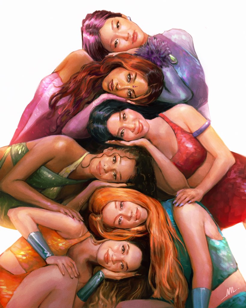 heyheyandre_art's tweet image. #KATSEYE but make it winx ✨