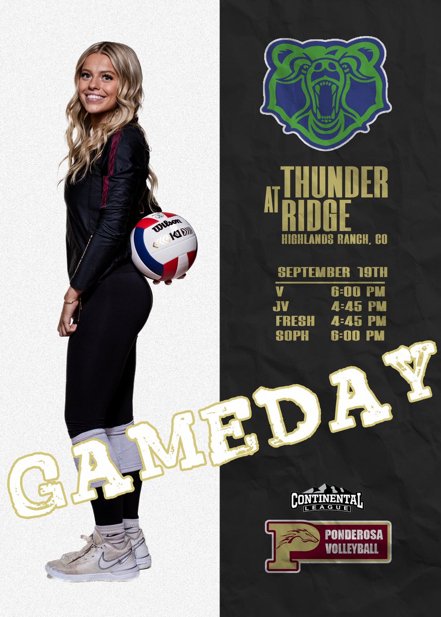 CoachPhillips🏀 (@coachphillips12) on Twitter photo 🚨🏐GameDay!!!🏐🚨
🆚 ThunderRidge
⏰ Varsity: 6:00pm
JV: 4:45
Soph: 6:00
Fresh: 4:45
📍ThunderRidge High School
#wearepondo <a href="/phsmustangs/">Ponderosa Mustangs</a> <a href="/PondoStangGang/">Pondo Stang Gang</a>
@pondovolleyball <a href="/phsmustangs/">Ponderosa Mustangs</a> 🚨🏐GameDay!!!🏐🚨
🆚 ThunderRidge
⏰ Varsity: 6:00pm
JV: 4:45
Soph: 6:00
Fresh: 4:45
📍ThunderRidge High School
#wearepondo <a href="/phsmustangs/">Ponderosa Mustangs</a> <a href="/PondoStangGang/">Pondo Stang Gang</a>
@pondovolleyball <a href="/phsmustangs/">Ponderosa Mustangs</a>