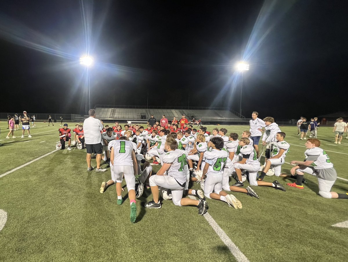 PSMSBV's tweet image. Great battle tonight under the lights between the Cardinals and Panthers! Excited to see them play together in the future as Tigers!