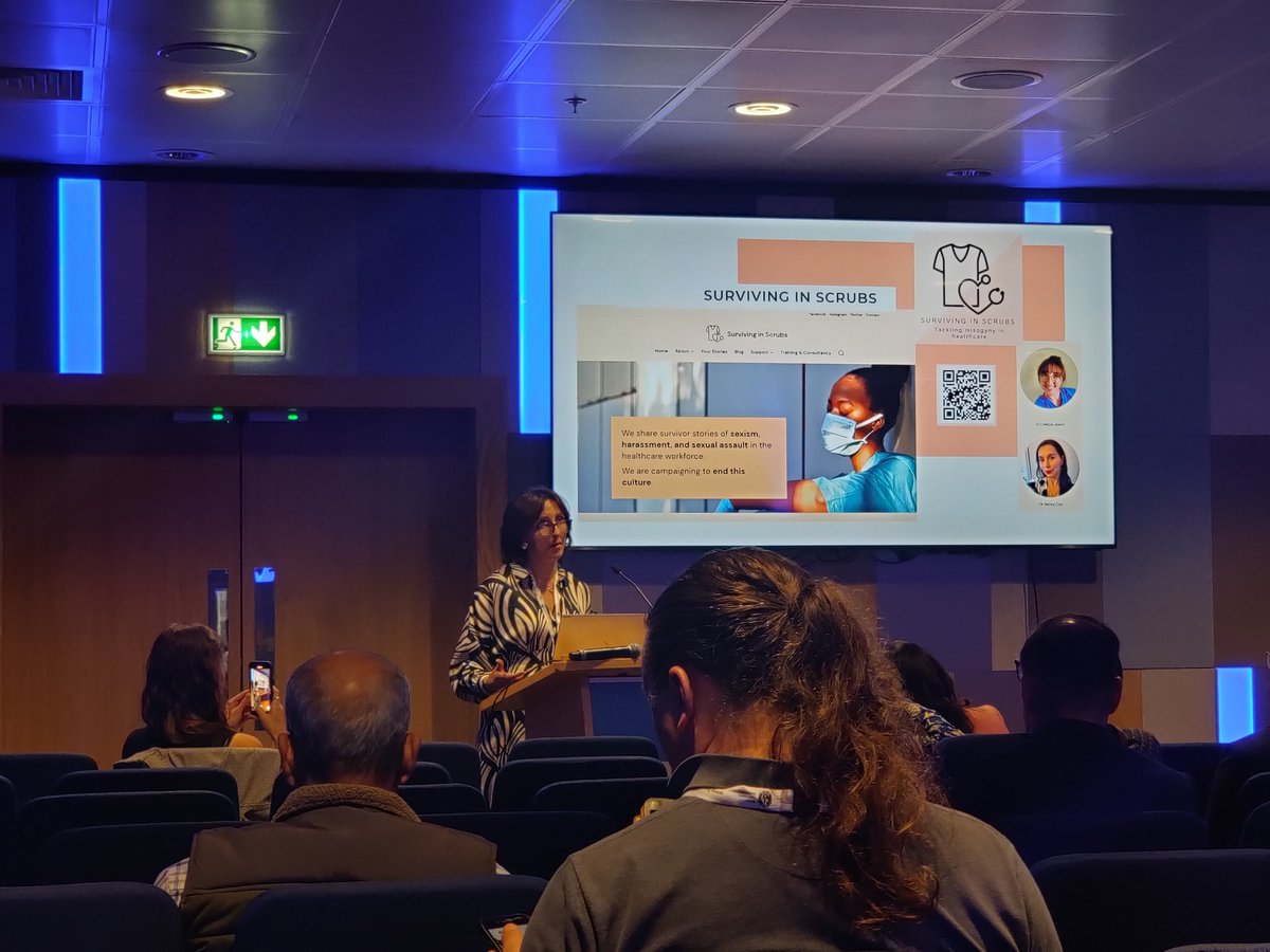 Such a powerful &amp; hard hitting session on sexual assault &amp; harassment.

This is still happening.

It needs to stop.

Surgery is not just about technical ability. It's up to us to educate ourselves and become better colleagues and humans.

@ScrubSurvivors
<a href="/BritOrthopaedic/">BOA</a> #BOAAC24