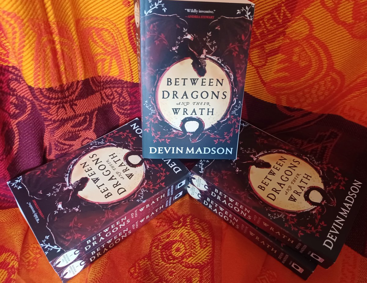 Julie Crisp (@julieacrisp) on Twitter photo <a href="/DevinMadson/">Devin Madson/Rebecca Ide</a>'s BETWEEN DRAGONS AND THEIR WRATH is out NOW UK/US/ANZ from <a href="/orbitbooks/">Orbit Books</a>! If you like snarky dragons, frenemies, original magic systems and a 'will-they, won't they' queer romance thread...you'll LOVE this book. I did. 😍 <a href="/DevinMadson/">Devin Madson/Rebecca Ide</a>'s BETWEEN DRAGONS AND THEIR WRATH is out NOW UK/US/ANZ from <a href="/orbitbooks/">Orbit Books</a>! If you like snarky dragons, frenemies, original magic systems and a 'will-they, won't they' queer romance thread...you'll LOVE this book. I did. 😍