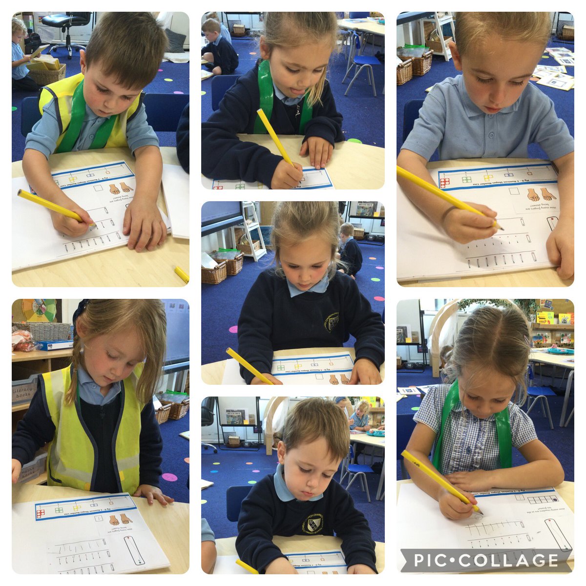 CCCRPrimary's tweet photo. Some budding mathematicians in Foundation Stage today! We have been busy looking at the number 1! #cccrfs #cccrmaths https://t.co/1Bs6liOpEu