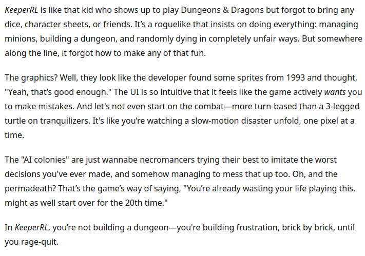 KeeperRL tweet media