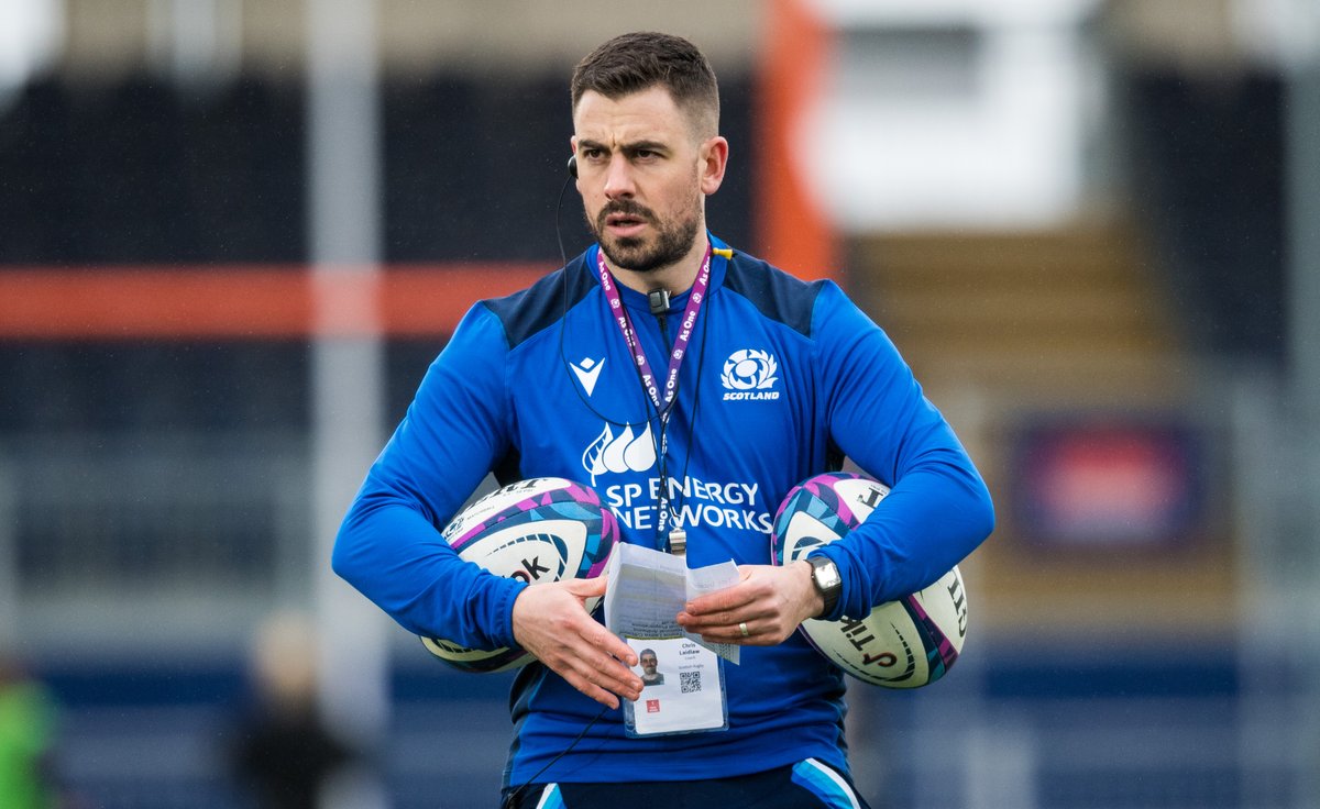 Scotlandteam's tweet photo. Thank you, Chris 💙

We wish Chris Laidlaw all the best as he joins @HarlequinsWomen.  

#AsOne https://t.co/iySdFX1pig