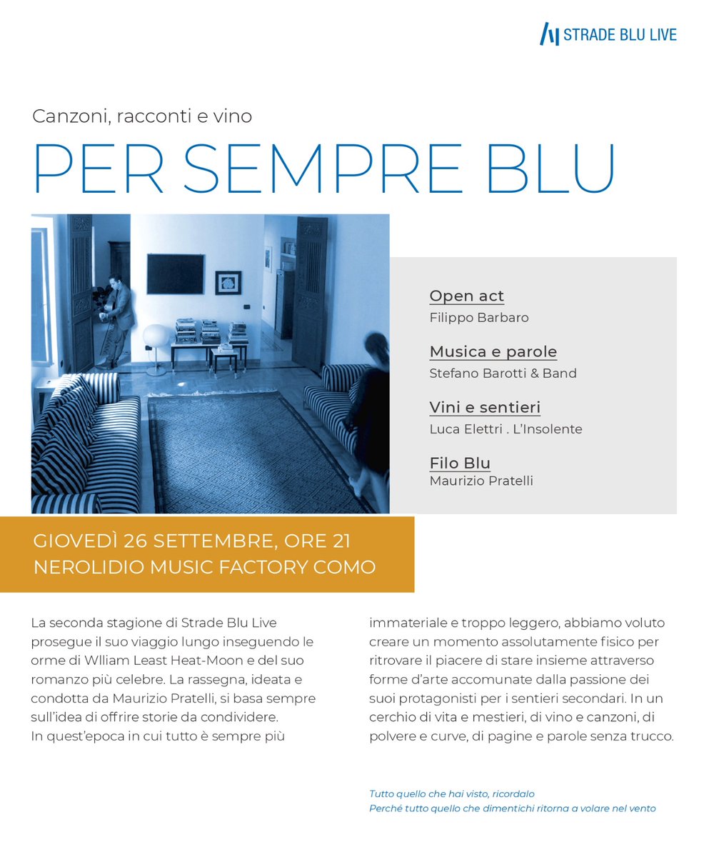 Prima serata. #stradeblulive #nerolidio #musica #vinonaturale #como