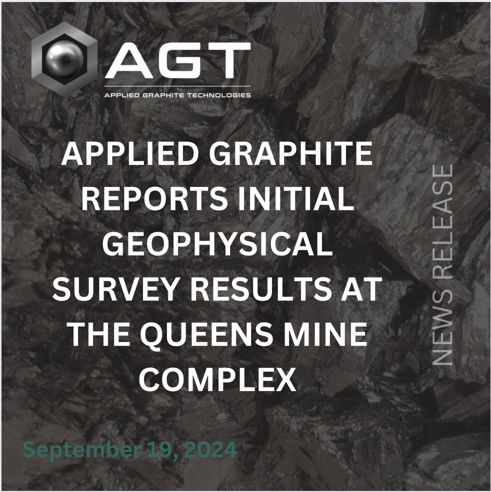 AppliedGraphite's tweet image. Applied Graphite Reports Initial Geophysical Survey Results at the Queens Mine Complex

Find out more here: appliedgraphite.com/applied-graphi…