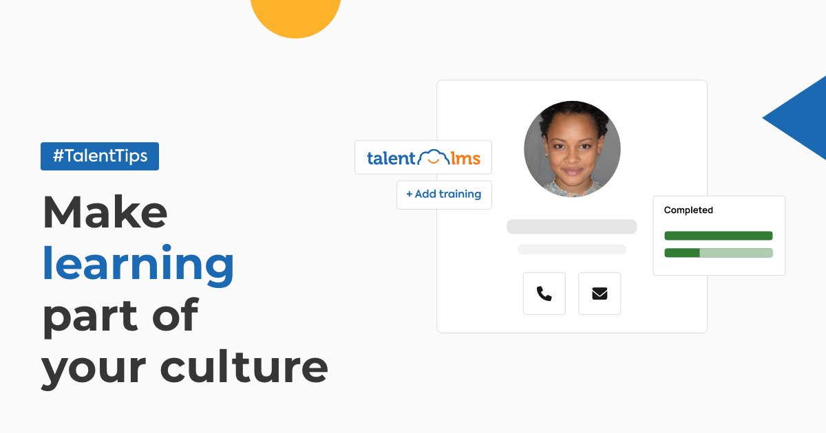 TalentHRsystem's tweet image. ๐กLearning isnโt โone-and-done.โ Build a culture where your team grows and adapts. From courses to mentorship, keep them sharp and ready.
Help your employees thrive with TalentHRโs TalentLMS integration! Get started freeโก๏ธtalenthr.io/registration/
#TalentTips #LMSintegration