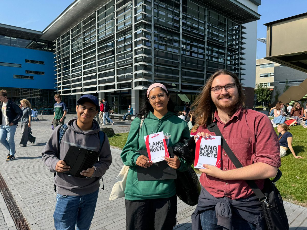 Op de TU Delft zitten jongeren helemaal niet te wachten op een langstudeerboete. Het overgrote deel van deze toekomstige technici doet langer over hun studie om het ingewikkeld materie is. Dat wil het kabinet gaan bestraffen!

Teken ook 👉 doemee.sp.nl/stop-de-langst…