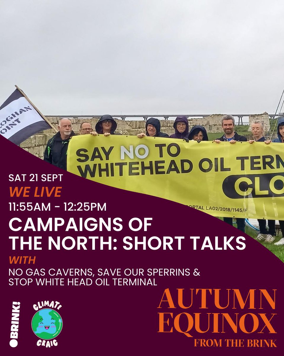 hilarymcc7's tweet image. Looking forward to taking part in @ClimateCraic on Saturday. I’ll be chatting to people about wildlife on Belfast Lough from 11-12, then speaking about Stop Whitehead Oil Terminal campaign alongside @SIslandmageenrg @SaveOurSperrins &amp;amp; @saveloughneagh_