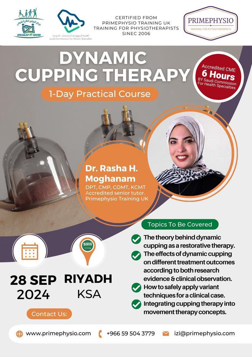 أحدث الدورات مع <a href="/PRIMEPHYSIOUK/">Primephysio</a> 

الدورات مميزة وتساعد الانتيرن وحديثي التخرج 👍🏽💙