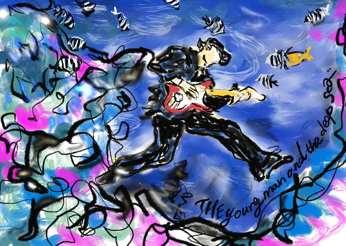 🍳The young man and the deep sea 
/ 더 영맨 엔드 더 딥 씨🥚

파랑을 주제로 '바다'와 '꿈', '자유'에 대해 이야기하고 싶습니다.
소년에서 청년으로 성장한 음악가가 바라보는 바다의 색감, 분위기, 시선을 어릴때의 동경과 성장하면서 만나는 현실에 부딪침을 통해 완성해가는 길을 풍경에