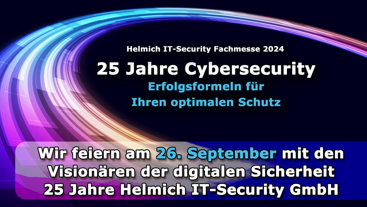 HelmichSecurity's tweet image. 🚨 Countdown läuft: Nur noch wenige Tage bis zur Helmich IT-Security Fachmesse! 🚨

@AntagoGmbH, @BarracudaEMEA, @Bitdefender_DE, @drivelock_de, @Fortinet, @Kaspersky_DACH, @UnterEinemDACH, @ProgressSW, @rapid7, @Sophos  und @veridiumid teilen Wissen!

📅 helmich.de/helmich-it-sec…