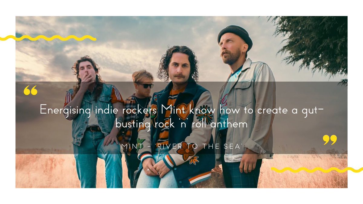 Grimsby quartet <a href="/wearejustmint/">Mint</a> release energising rock single ‘River to The Sea’

buff.ly/4guIuzf