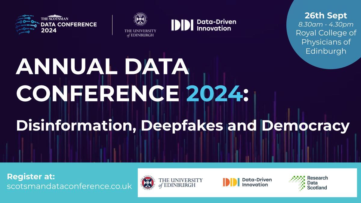 📅 Have you registered for next week's Disinformation, Deepfakes &amp; Democracy Conference yet? Don't miss out on this essential event—join us online or in person for FREE!

Secure your spot now: nationalworldevents.com/sdc-2024/

#Disinformation #Deepfakes #Democracy  #DataConf24