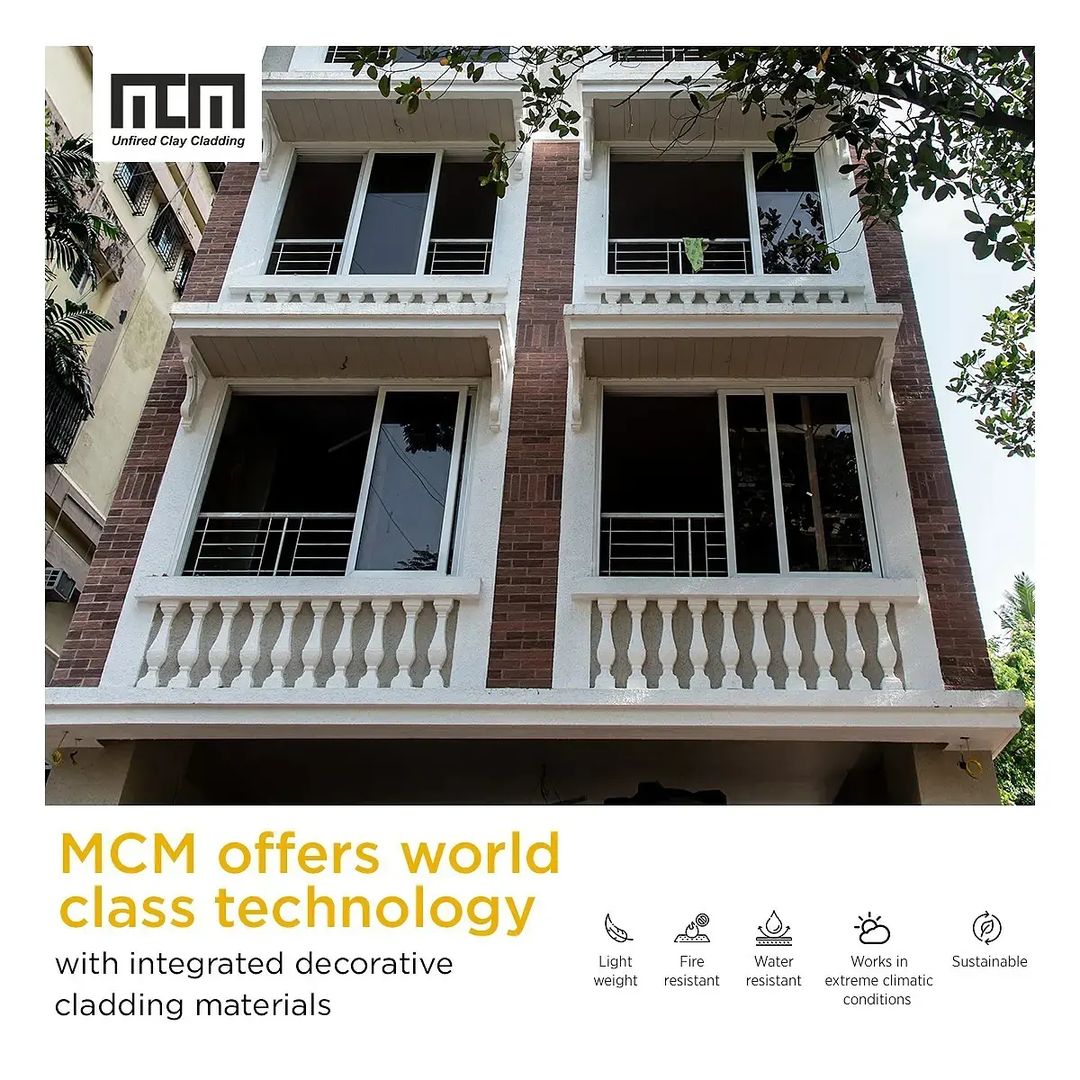 MCMCLADDING's tweet image. MCM products are:
-Water-resistant
- Non-corrosive
- Moisture-proof
- Fire Resistant
- Breathable
To know more about MCM Cladding please DM us or email info@mcmcladding.com
.
.
.
#externalcladding
#fascade
#ClayTiles
#ClayCladding
#ExternalFascade
#Surfacefinishing