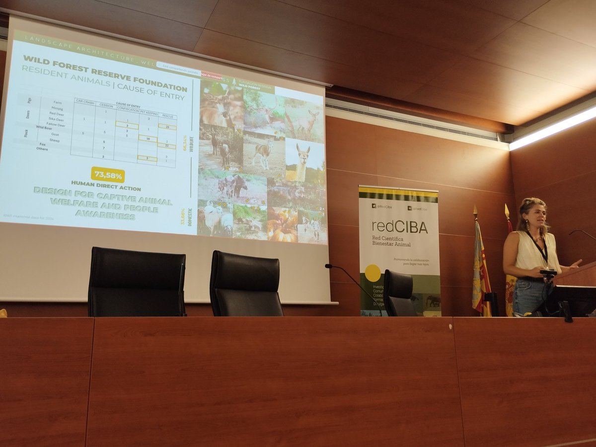 Continúan las sesiones de las #JornadasRedCIBA con presentaciones de #BienestarAnimal en animales de compañia 🦮, cerdos ecológicos 🐖, y refugios de fauna 🦌🐗.