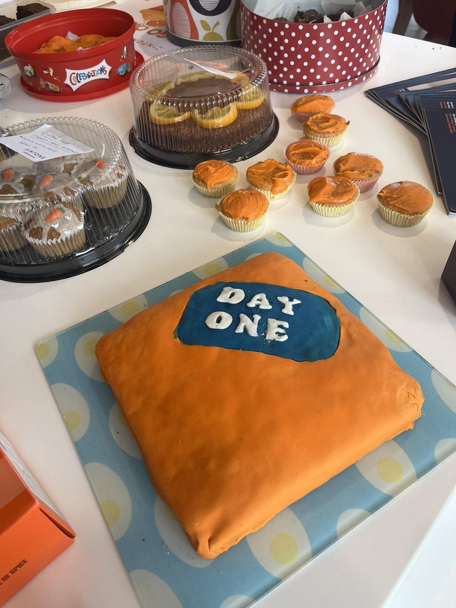 Amazing effort from the team, with an array of orange cakes on sale to raise money for <a href="/DayOneTrauma/">Day One Trauma Support</a>! <a href="/Sintonspi/">Sintons Law PI</a> <a href="/SintonsLaw/">Sintons LLP</a> #mtaw24